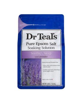 Dr Teal's Pure Epsom Salt Soaking Solution With Lavender 1.36 Kg