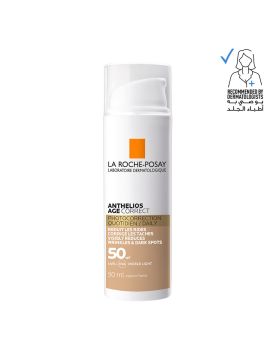 La Roche Posay Anthelios Age Correct SPF50 Tinted Anti-Ageing Invisible Sunscreen With Niacinamide 50ml
