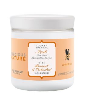 Alfaparf Milano Precious Nature Strengthening Hair Mask For Colored Hair With Almond & Pistachio 200ml