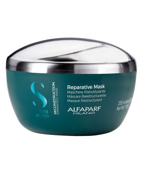 Alfaparf Milano Semi Di Lino Reparative Sulfate Free Hair Mask, Professional Reconstruction Treatment For Damaged Hair 200ml