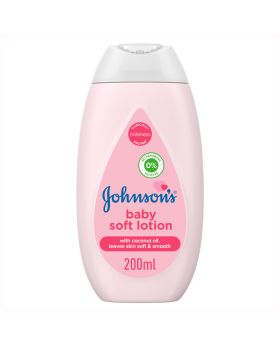 Johnson's Baby Soft Lotion With Coconut Oil 200ml