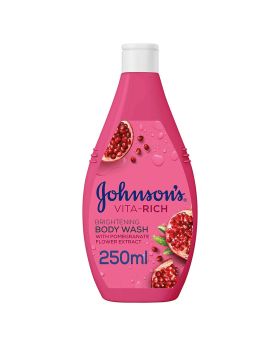 Johnson's Vita-Rich Brightening Body Wash with Pomegranate Flower Extract 250ml