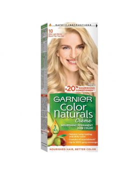 Garnier Color Naturals Cream Hair Color 10 Ultra Light Blond Kit