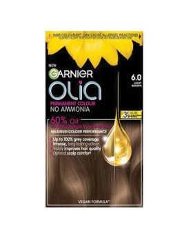 Garnier Olia Permanent Hair Color 6 Light Brown Kit