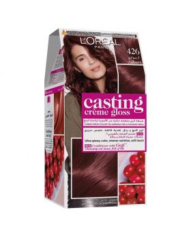 Loreal Casting Cream Gloss Semi-Permanent Conditioning Hair Color 426 Auburn Kit