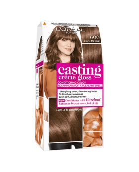 Loreal Casting Cream Gloss Semi-Permanent Conditioning Hair Color 600 Dark Blonde Kit