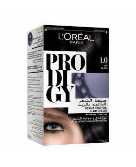 Loreal Paris Prodigy Permanent Oil Hair Color 1 Obsidian Kit