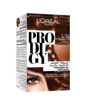 Loreal Paris Prodigy Permanent Oil Hair Color 5.35 Mahogany Golden Brown