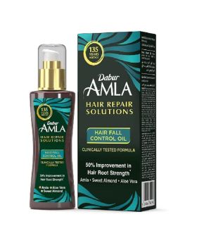 Dabur Amla Hair Repair Solutions Hair Fall Control Oil For Strong & Thick Hair 150ml