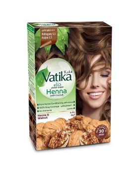 Dabur Vatika Ammonia Free Henna Hair Color 5.5 Mahogany 10g
