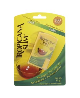 Tropicana Slim Zero Calorie Sweetener Tablets 300's