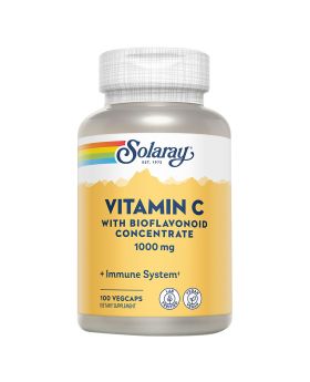 Solaray® Vitamin C With Bioflavonoid Concentrate 1000 mg Veg Capsules 100's