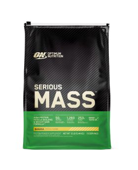 Optimum Nutrition® Serious Mass Protein Powder Banana For Muscle Building & Weight Gain 12 lb