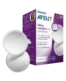 Philips Avent Ultra Comfort Disposable Breast Pads 24's SCF254/24
