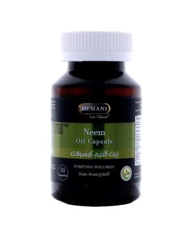Hemani Neem Oil Purifying and Detoxifying Capsules 50's