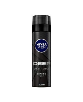Nivea Men Deep Smooth Antibacterial Shaving Foam 200 mL