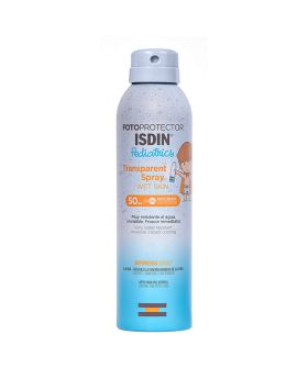 Isdin Pediatrics Fotoprotector Wet Skin Transparent Spray With SPF50+ 250ml