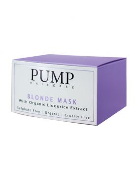 Pump Blonde Hair Mask With Organic Liquorice Extract 250ml