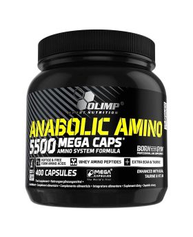 Olimp Amino System Formula Anabolic Amino 5500 Mega Capsules For Muscle mass 400's