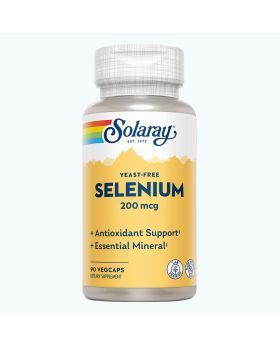 Solaray Selenium 200 mcg VegCapsules For Immune Support & Thyroid Function 90’s
