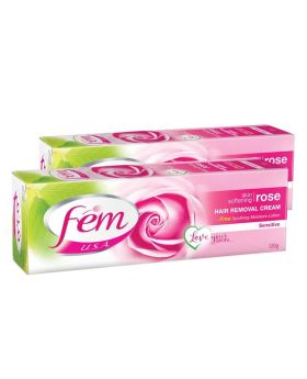 Fem USA Hair Removal Cream Rose Twin Pack 120 g 2's