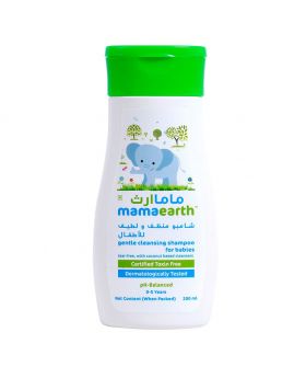Mamaearth Gentle Cleansing Shampoo For Babies With Coconut Based Cleansers 200 mL