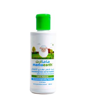 Mamaearth Nourishing Hair Oil For Babies With Almond And Avocado Oil 200 mL