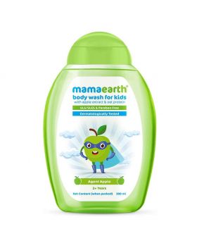 Mamaearth Body Wash For Kids With Agent Apple Extract And Oat Protein 300 mL