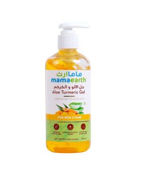 Mamaearth Aloe Turmeric Gel With Pure Aloe Vera & Turmeric For Skin And Hair 300 mL