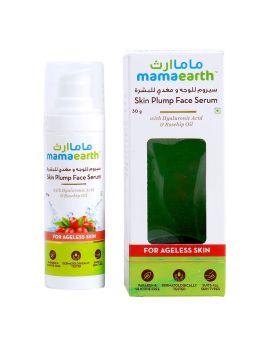 Mamaearth Skin Plump Face Serum With Hyaluronic acid & Rosehip Oil For Ageless Skin 30 g