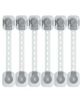 Tonyboo Multipurpose Double Action Child Safety Lock, Pack of 6's