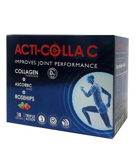 Eva Pharma Acti-Colla C Triple Action Oral Powder Sachets For Joint Support, Pack of 30's