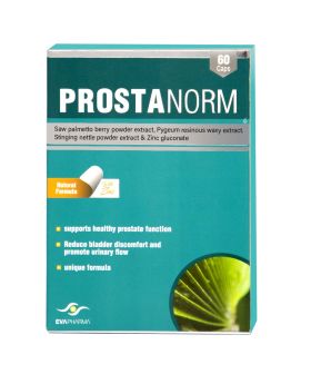 Eva Pharma Prostanorm Hard Gelatin Capsules for Prostate Health, Pack of 60's