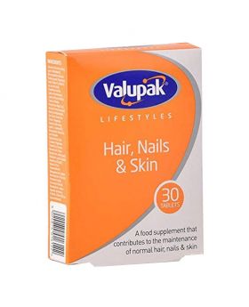 Valupak Hair, Nails And Skin Tablet 30's