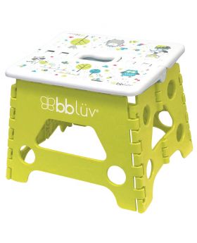 Bbluv Step Foldable Step Stool Lime For Babies