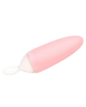 Boon Squirt Silicone Baby Food Dispensing Spoon Light Pink