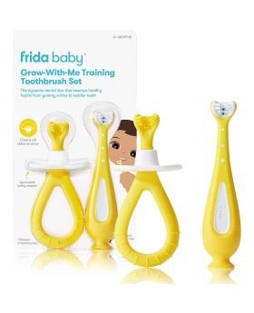 FridaBaby Grow-With-Me Training Toothbrush Set For Babies