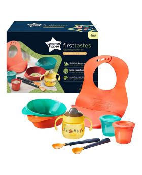 Tommee Tippee Weaning Starter Kit For 4 Months+ Babies-Set Of 1