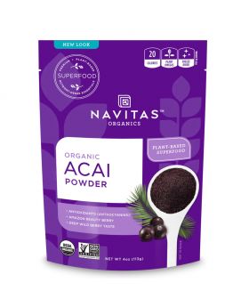 Navitas Organics Plant based Superfood Organic Acai Berry Powder 113g