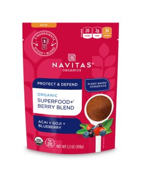Navitas Organics Plant based Superfood Organic Super Food + Berry Blend 150g