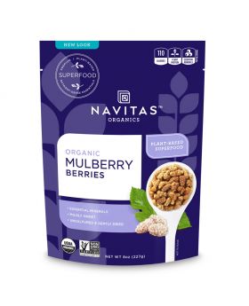 Navitas Organics Plant based Superfood Organic Mulberry Berries 227g