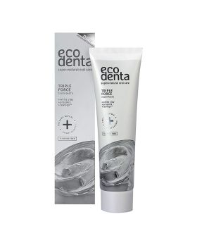 Ecodenta Triple Force Fluoride Free Toothpaste With White Clay And Propolis 100ml