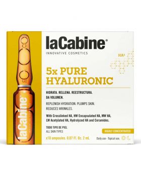 LaCabine 5X Pure Hyaluronic Facial Ampoule 2ml 10's