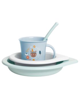Suavinex Into the Forest Toddler Feeding 4 Piece Set For Baby Boys