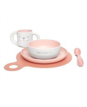 Suavinex Hygge Baby Toddler Feeding 5 Piece Set For 6 Months+ Baby Girl
