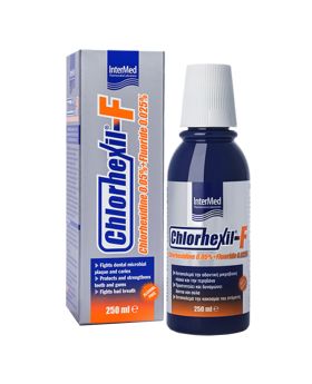 InterMed Chlorhexil-F Alcohol Free Fluoride Mouthwash Solution 250ml