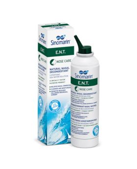 Sinomarin ENT Nose Care Hypertonic Sea Water Natural Decongestant Nasal Spray 200ml