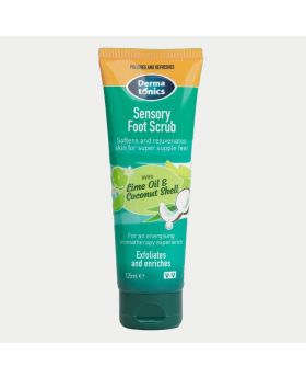 Dermatonics Sensory Foot Scrub With Lime Oil And Coconut Shell 125ml