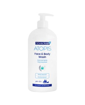 Novaclear Atopis Gentle Face & Body Wash For Dry, Atopic & Sensitive Skin 500ml