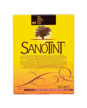 Sanotint Classic Ammonia Free Hair Color 01 Black 125ml